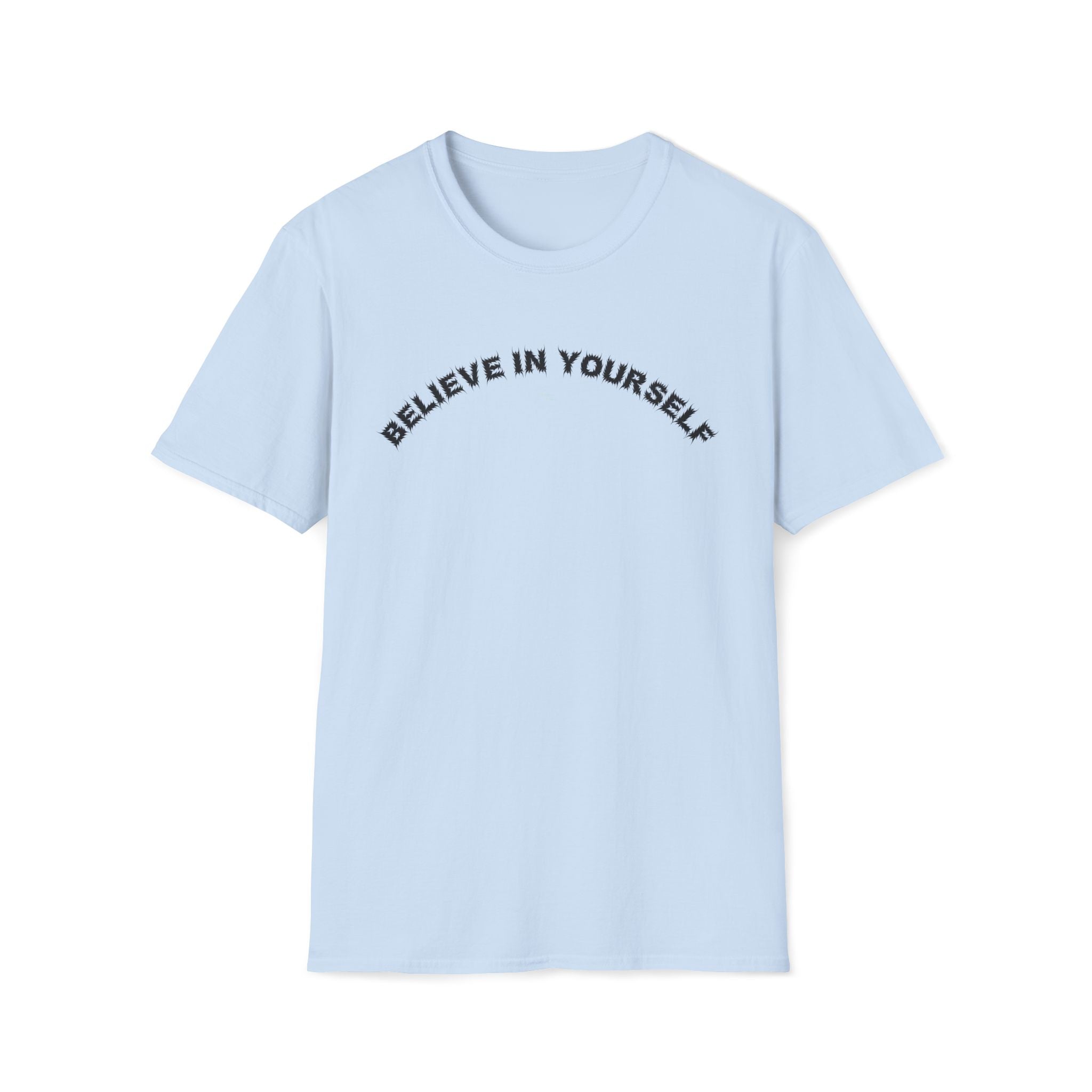 Bildsa Believe In Yourself Black Text Tee