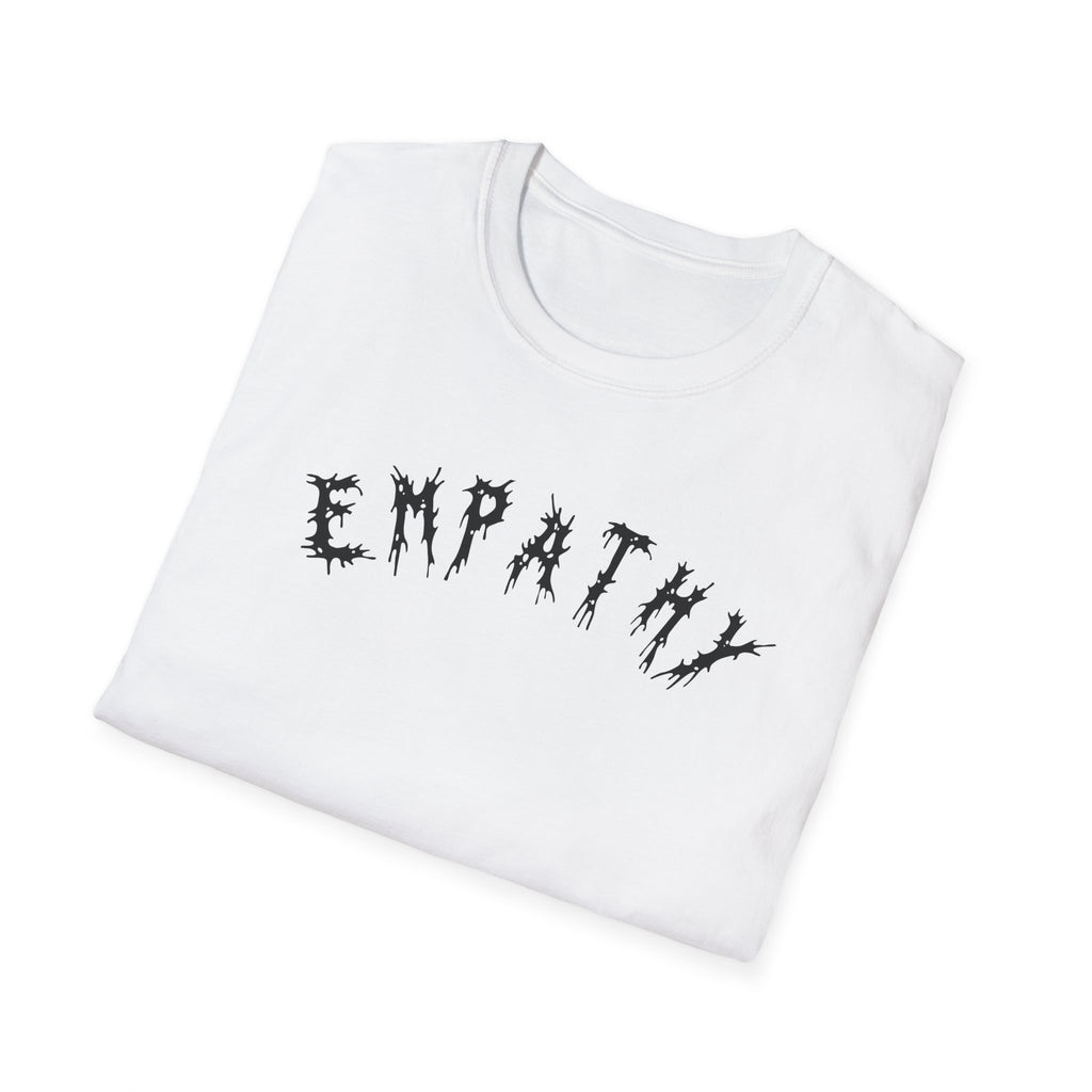 Hvita Empathy Black Text Tee