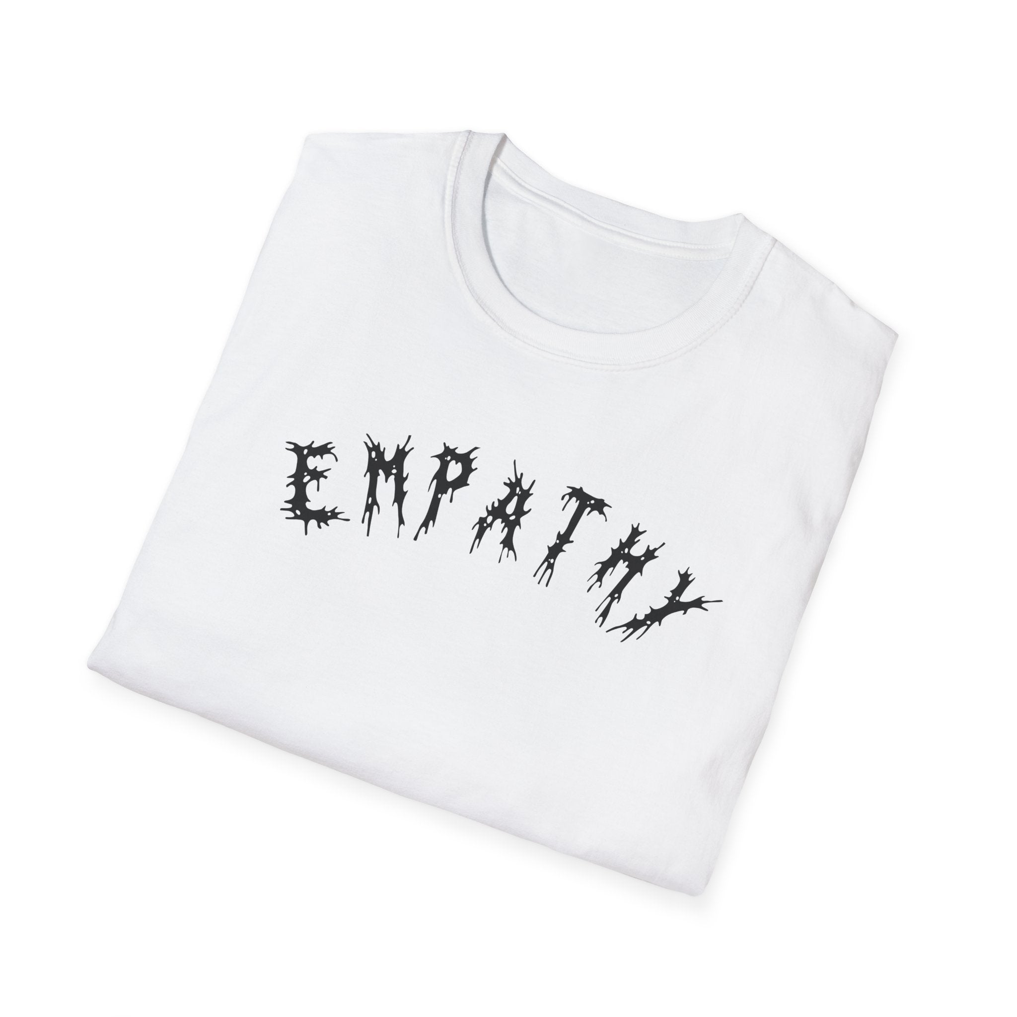 Hvita Empathy Black Text Tee
