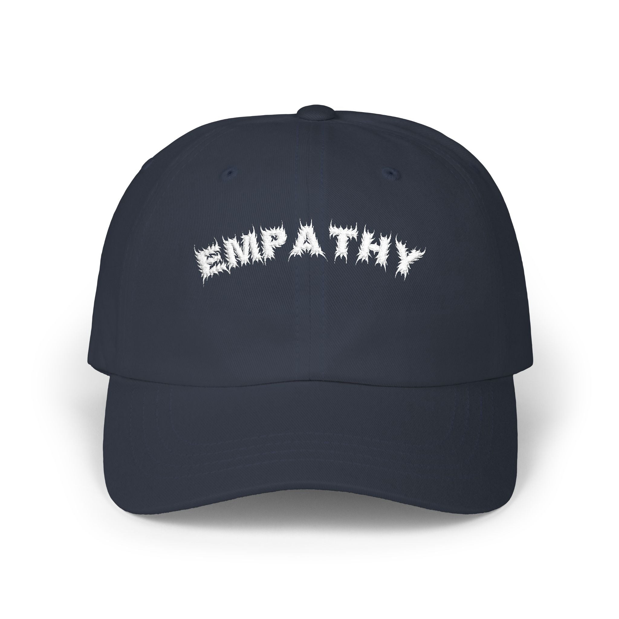 Bildsa Empathy White Text Dad Hat