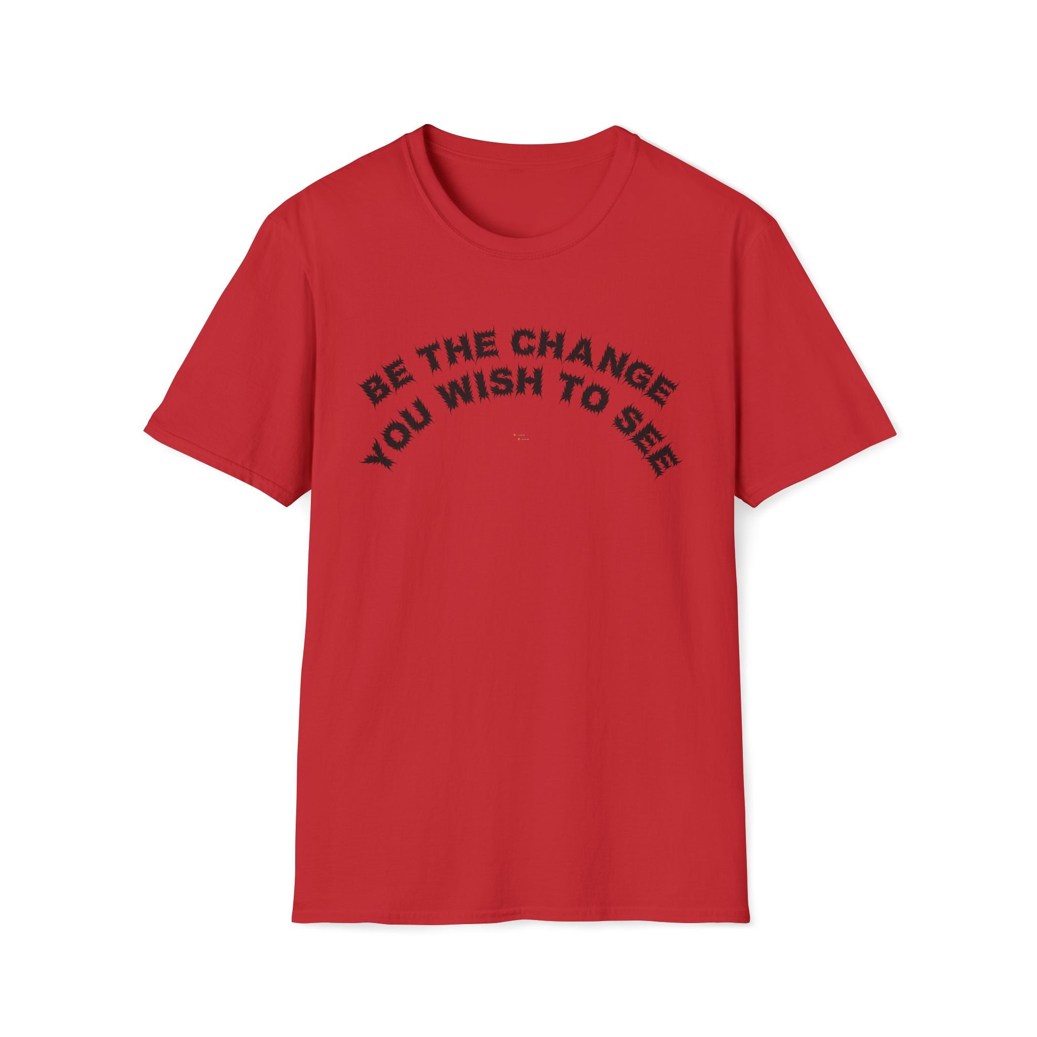 Bildsa Be The Change Black Text Tee