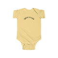 Lundr Today Is Mine Black Text Baby Onesie