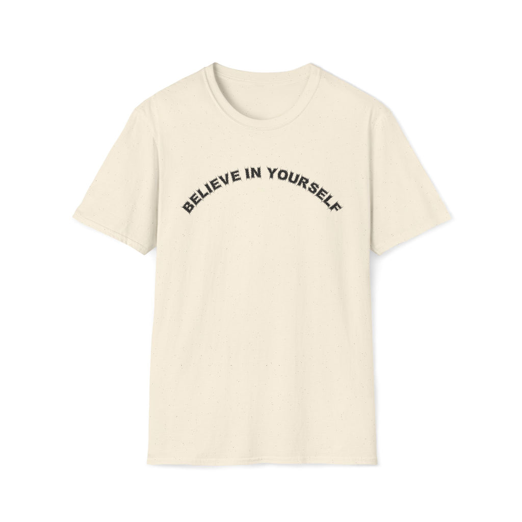 Bildsa Believe In Yourself Black Text Tee