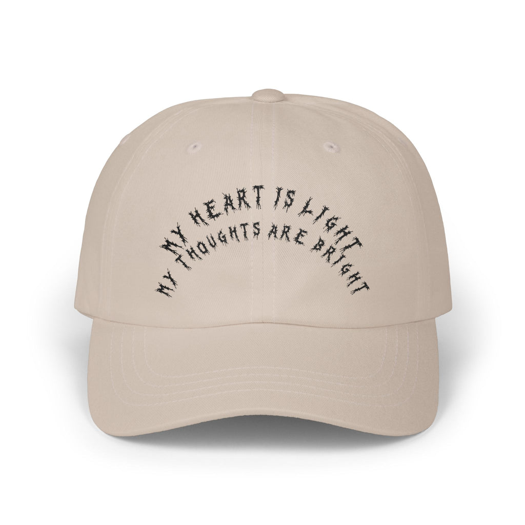 Hvita My Heart Is Light Black Text Dad Hat