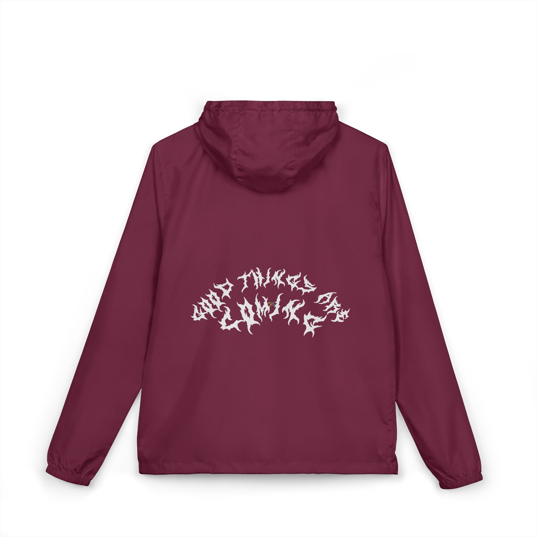 Lundr Good Things Are Coming White Text Windbreaker