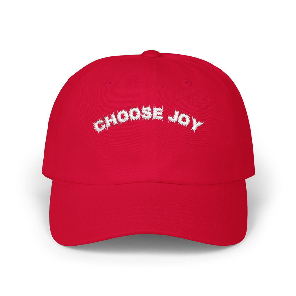 Bildsa Choose Joy White Text Dad Hat