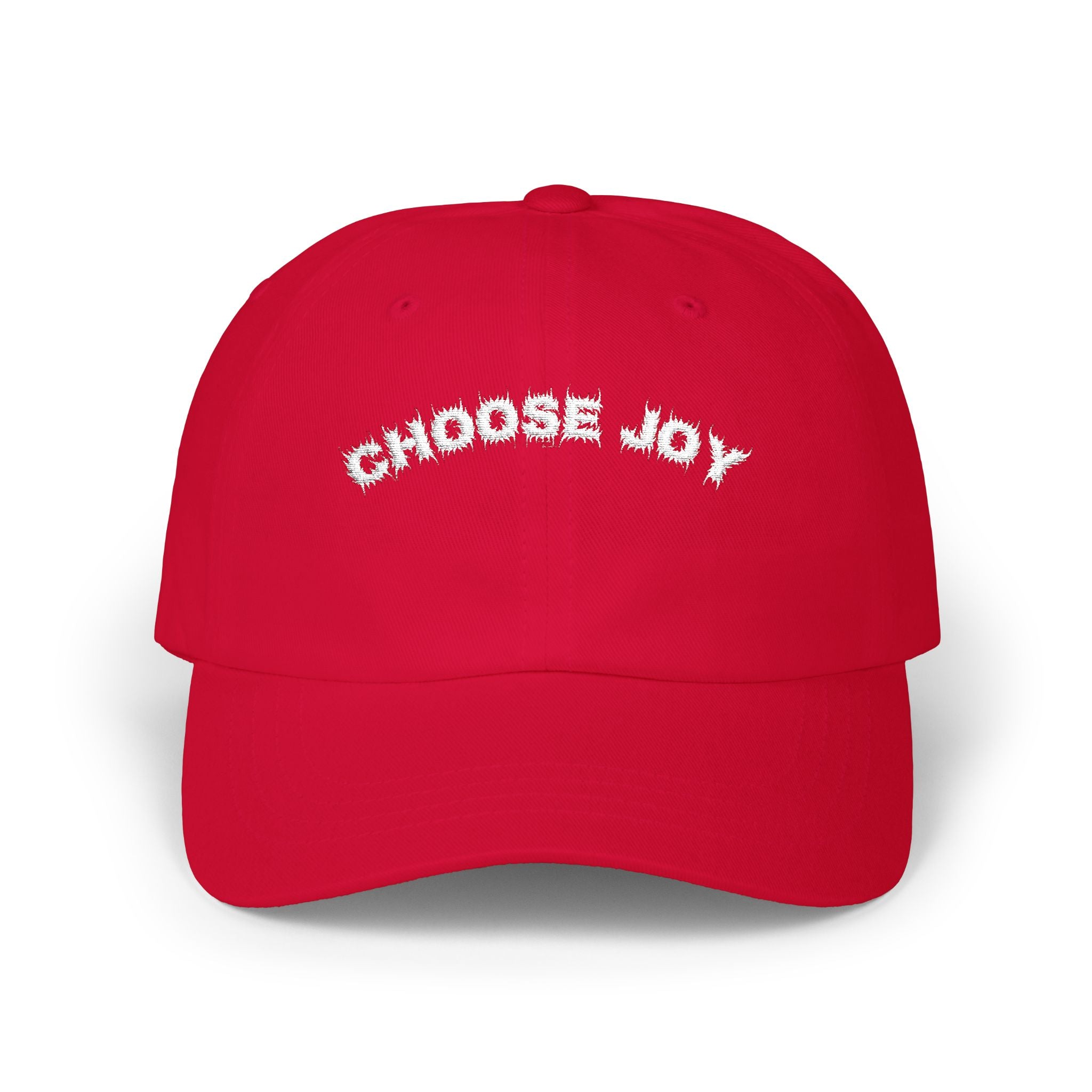 Bildsa Choose Joy White Text Dad Hat