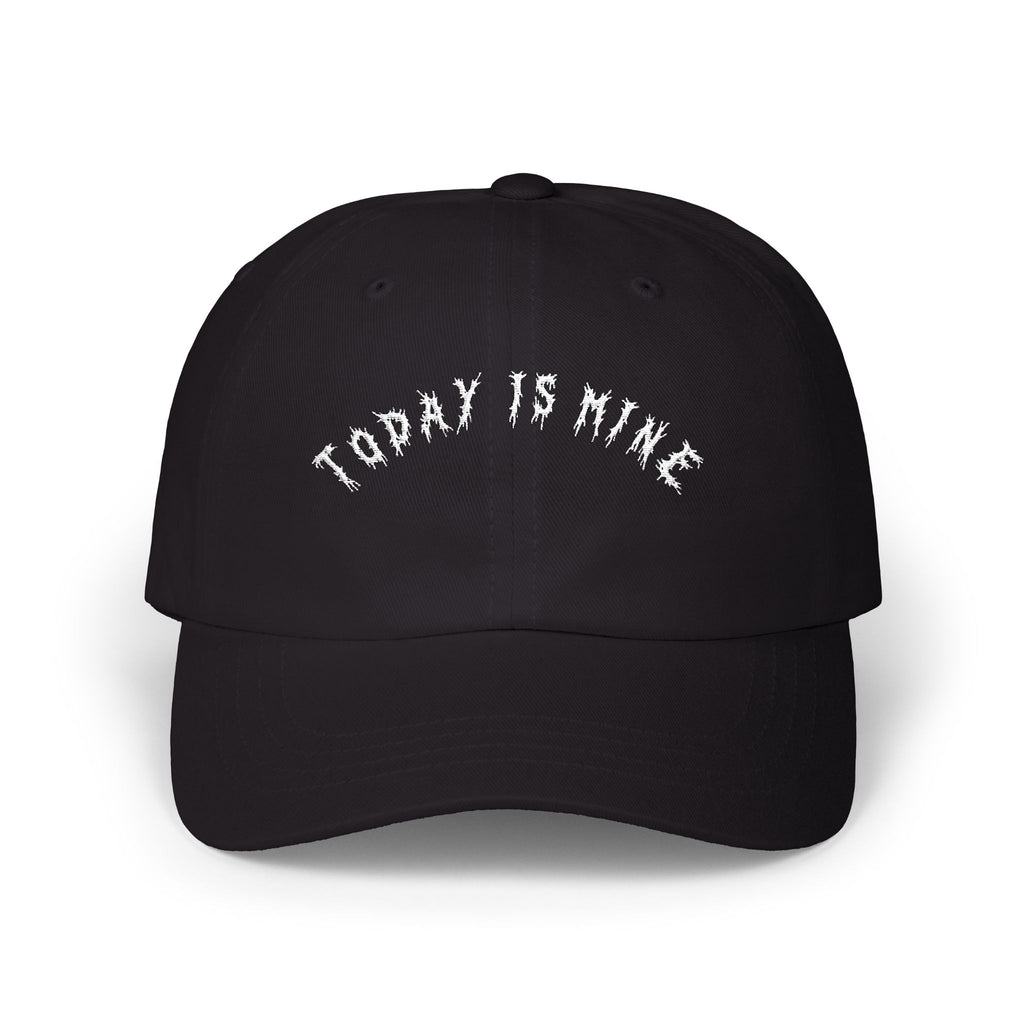 Hvita Today Is Mine White Text Dad Hat
