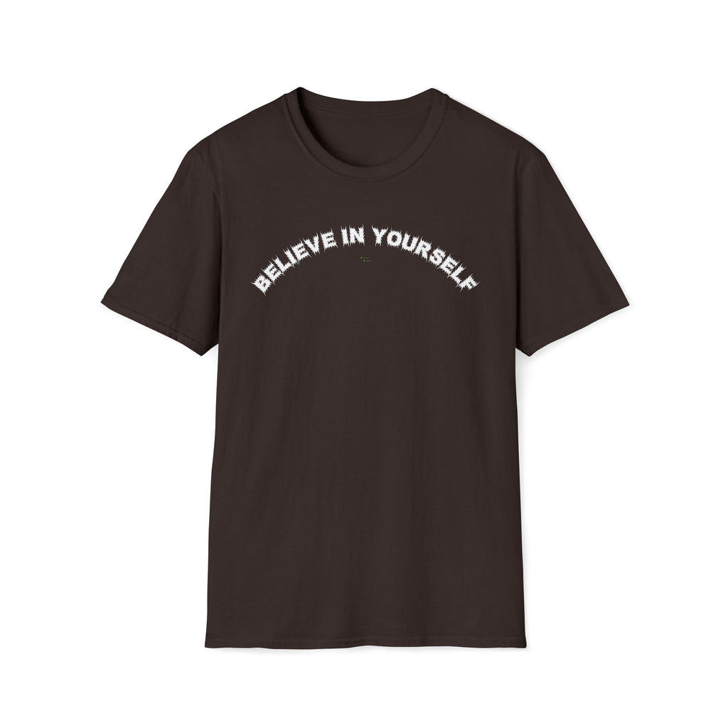 Bildsa Believe In Yourself White Text Tee