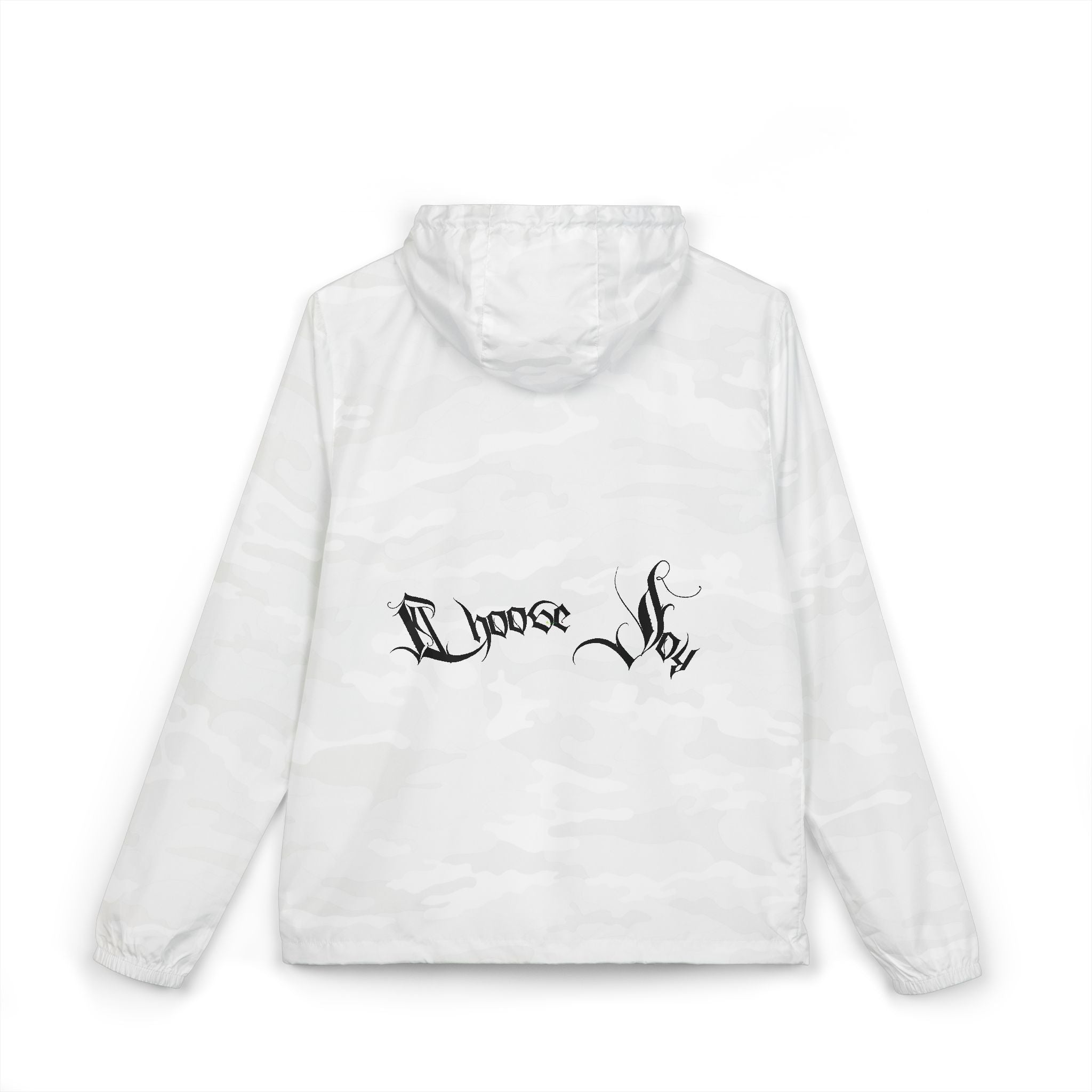 Ellioaey Choose Joy Black Text Windbreaker