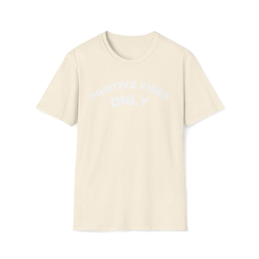 Bildsa Positive Vibes White Text Tee