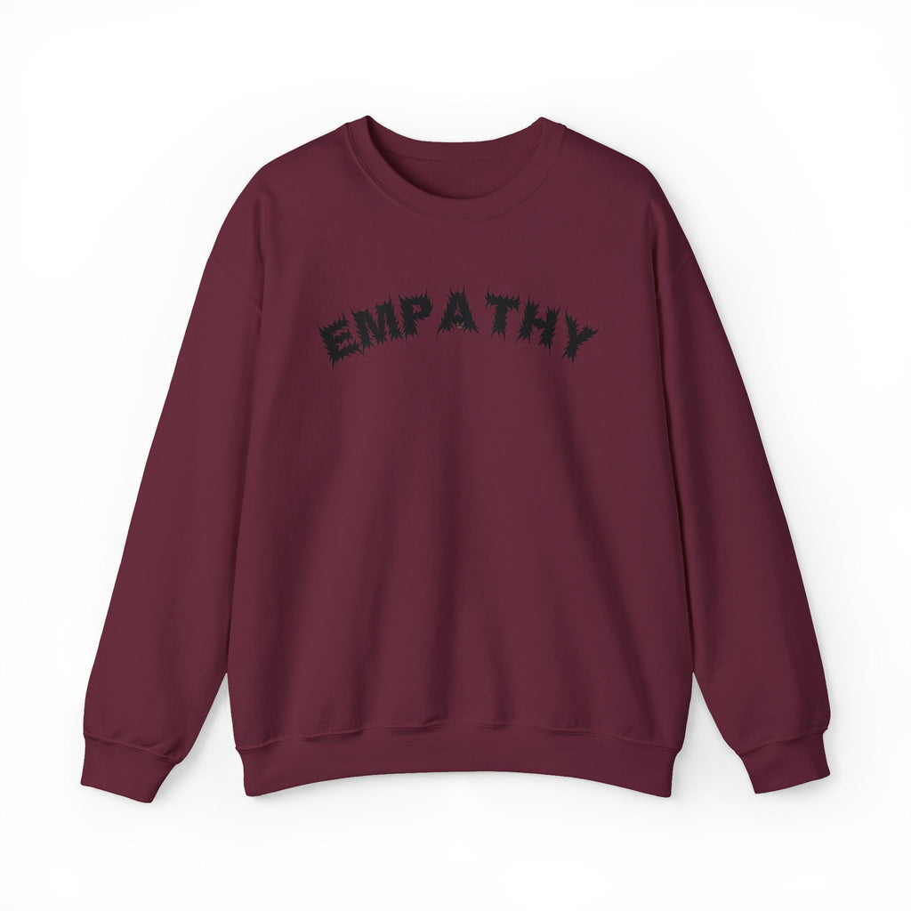 Bildsa Empathy Black Text Crewneck