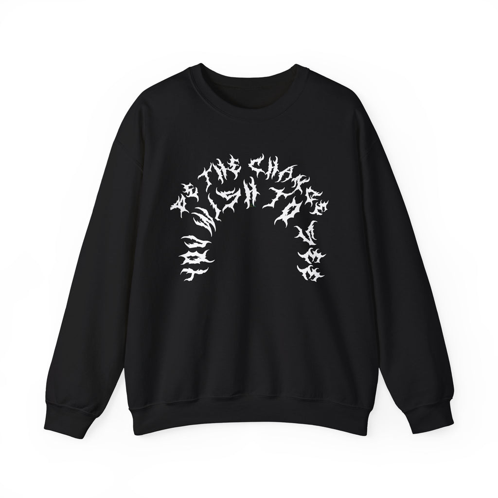 Lundr Be The Change White Text Crewneck