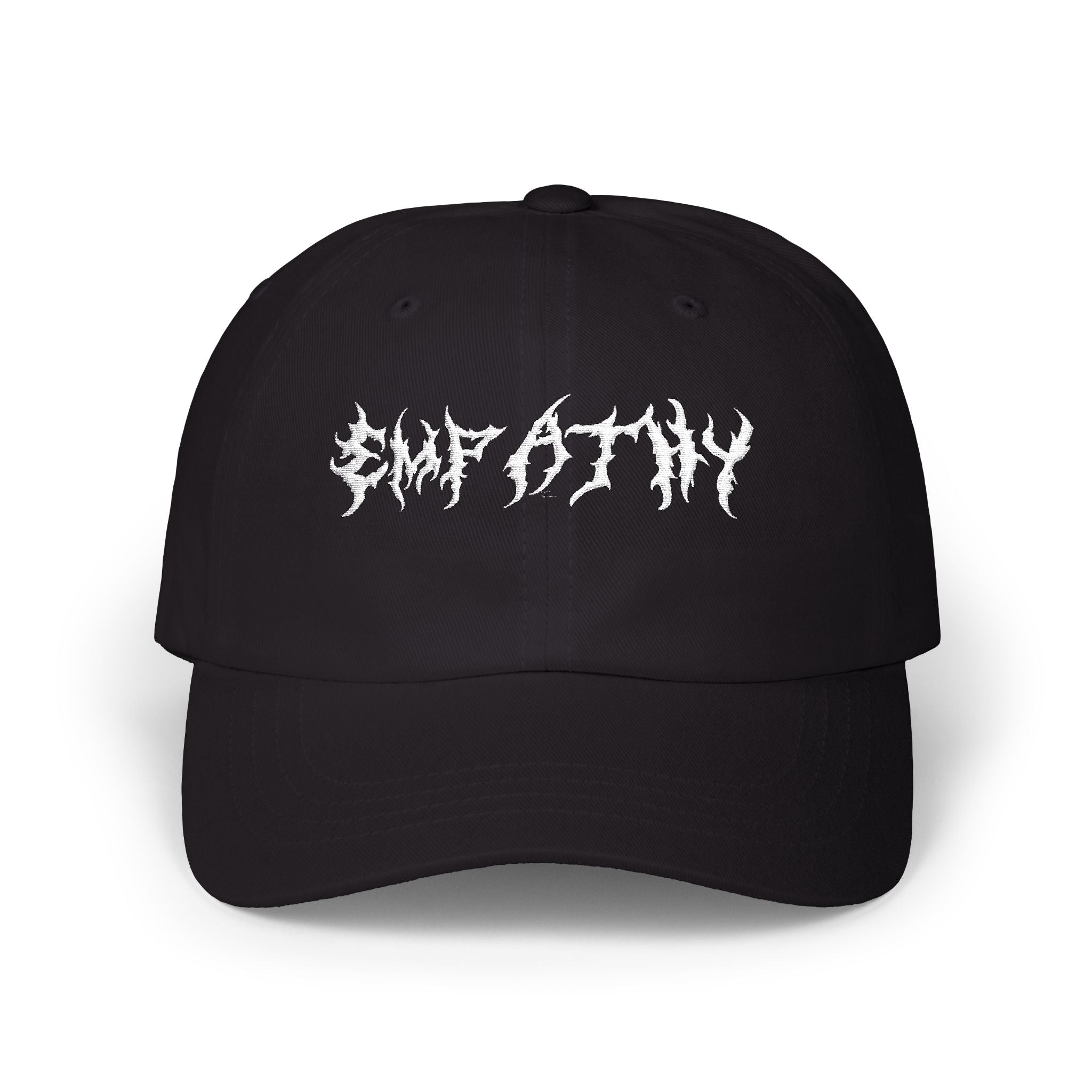 Lundr Empathy White Text Dad Hat