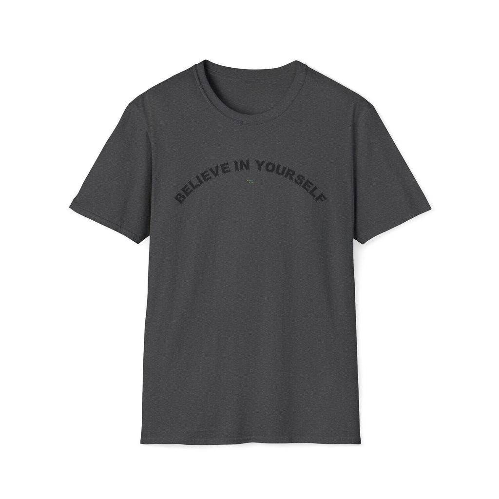 Bildsa Believe In Yourself Black Text Tee