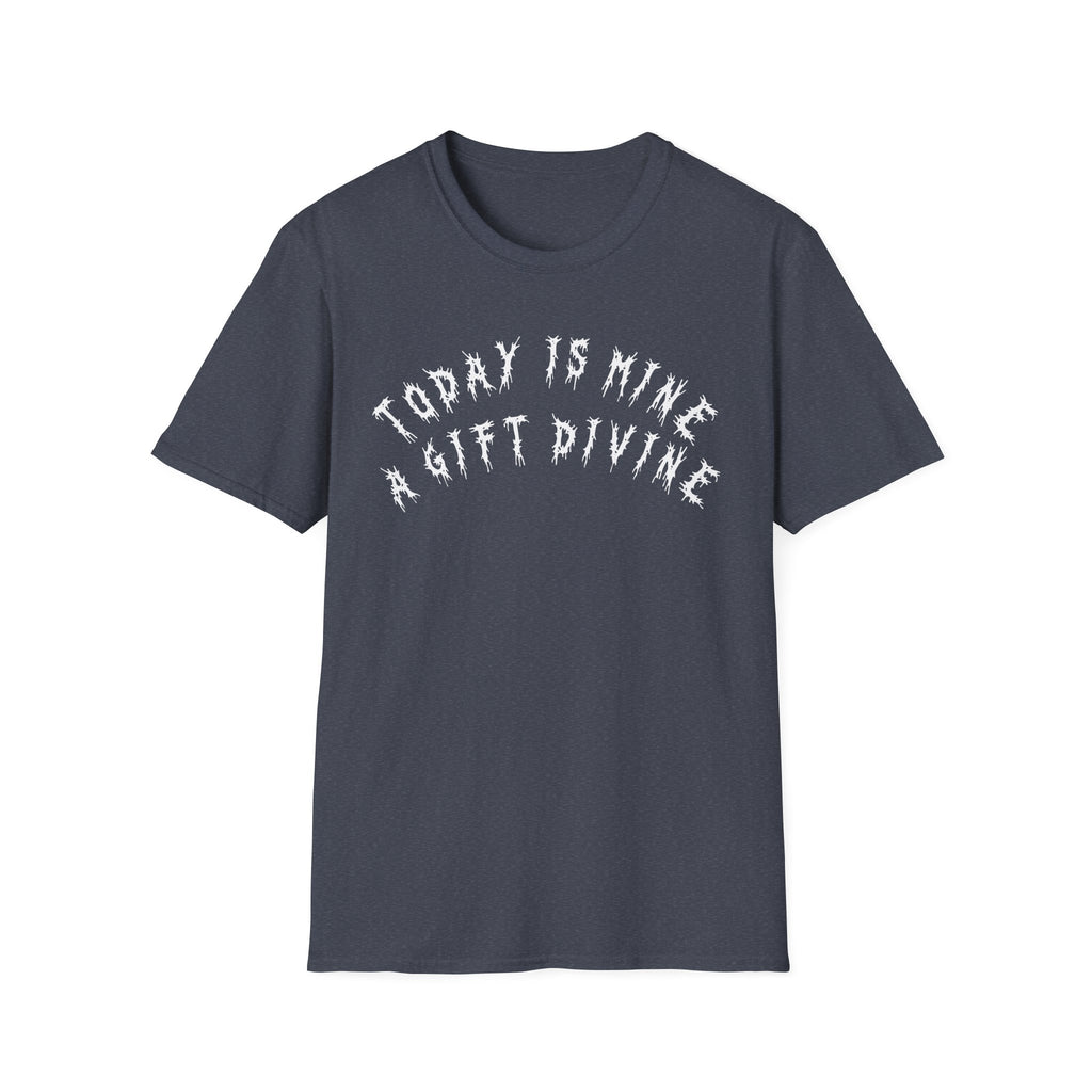 Hvita A Gift Divine White Text Tee