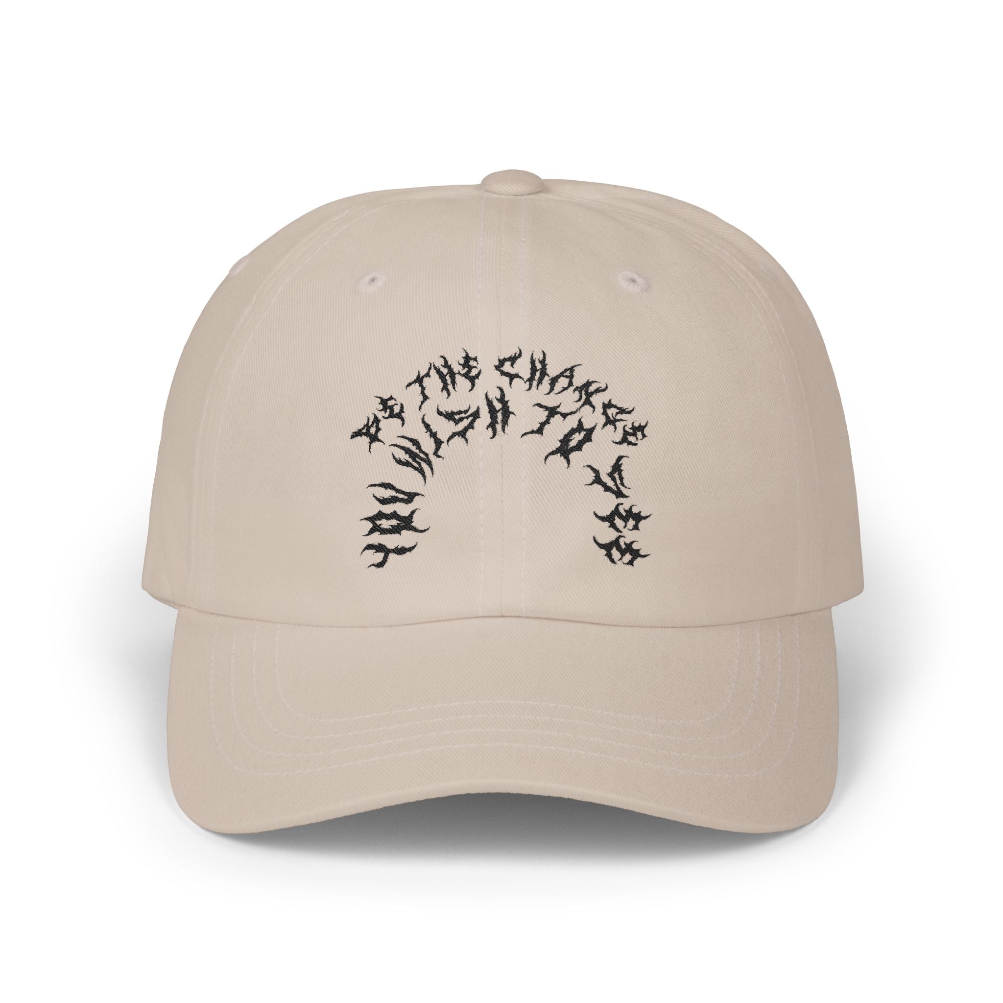 Lundr Be The Change Black Text Dad Hat