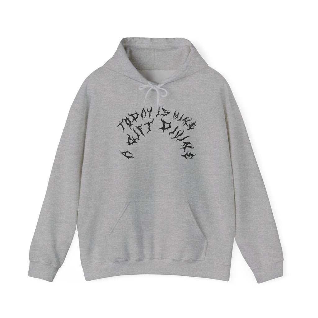 Lundr A Gift Divine Black Text Hoodie