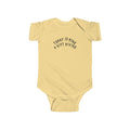 Hvita A Gift Divine Black Text Baby Onesie
