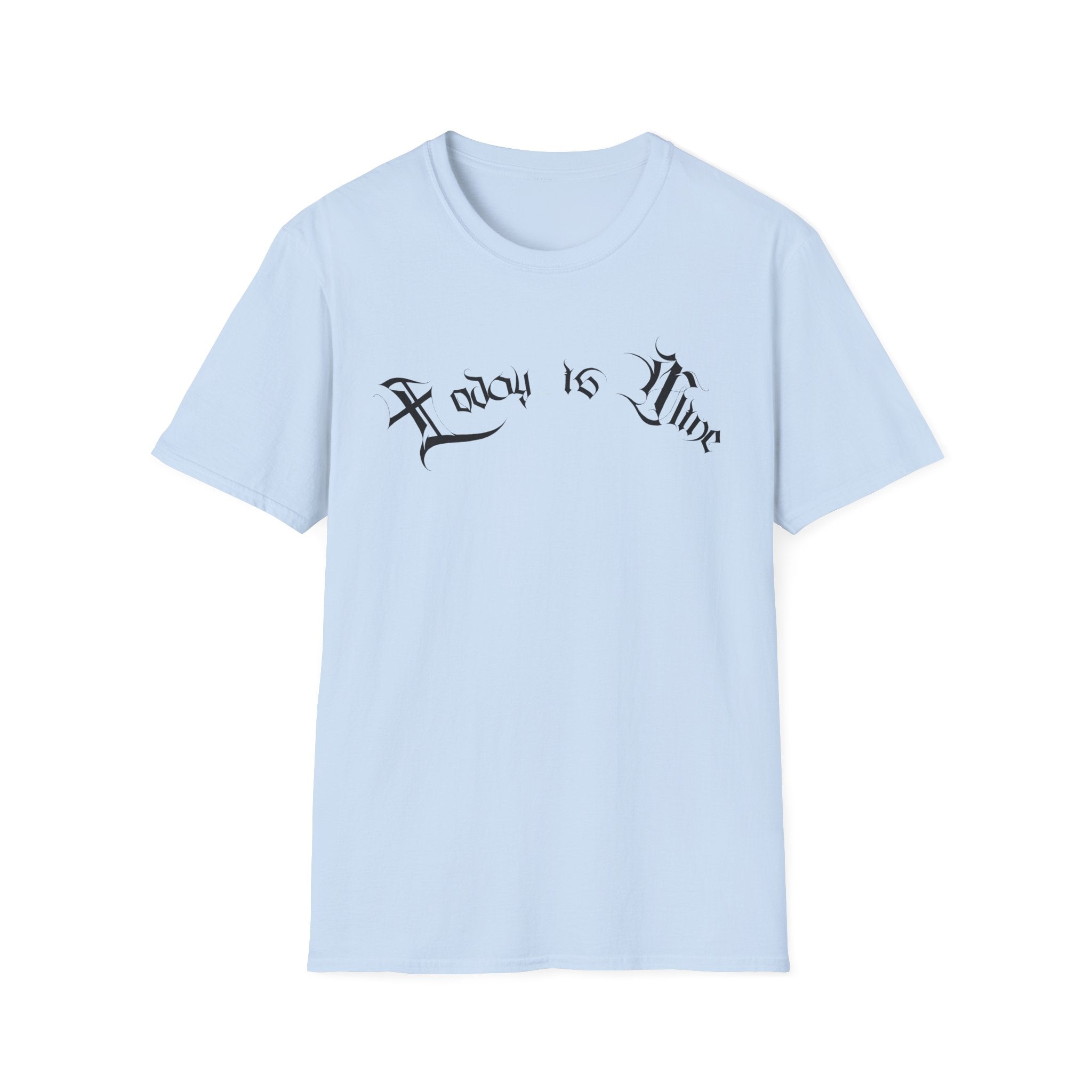 Ellioaey Today Is Mine Black Text Tee