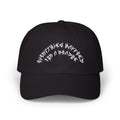 Lundr Everything Happens White Text Dad Hat