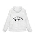 Lundr Positive Vibes Black Text Windbreaker