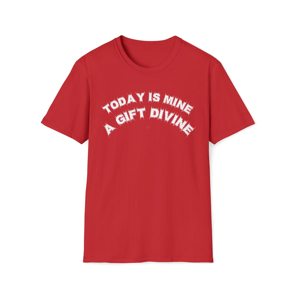 Bildsa A Gift Divine White Text Tee