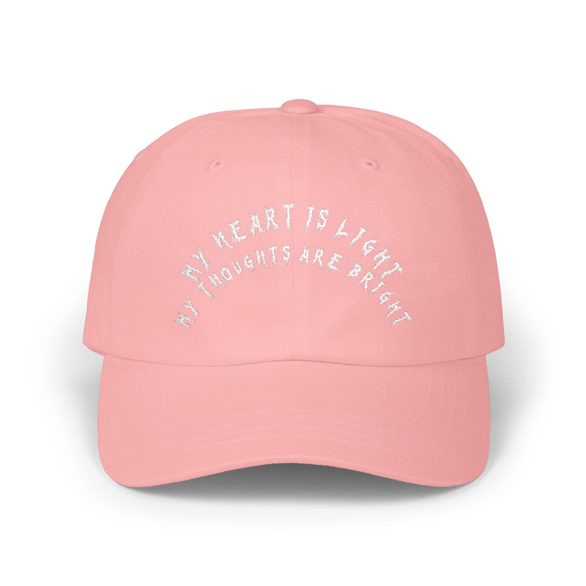 Hvita My Heart Is Light White Text Dad Hat