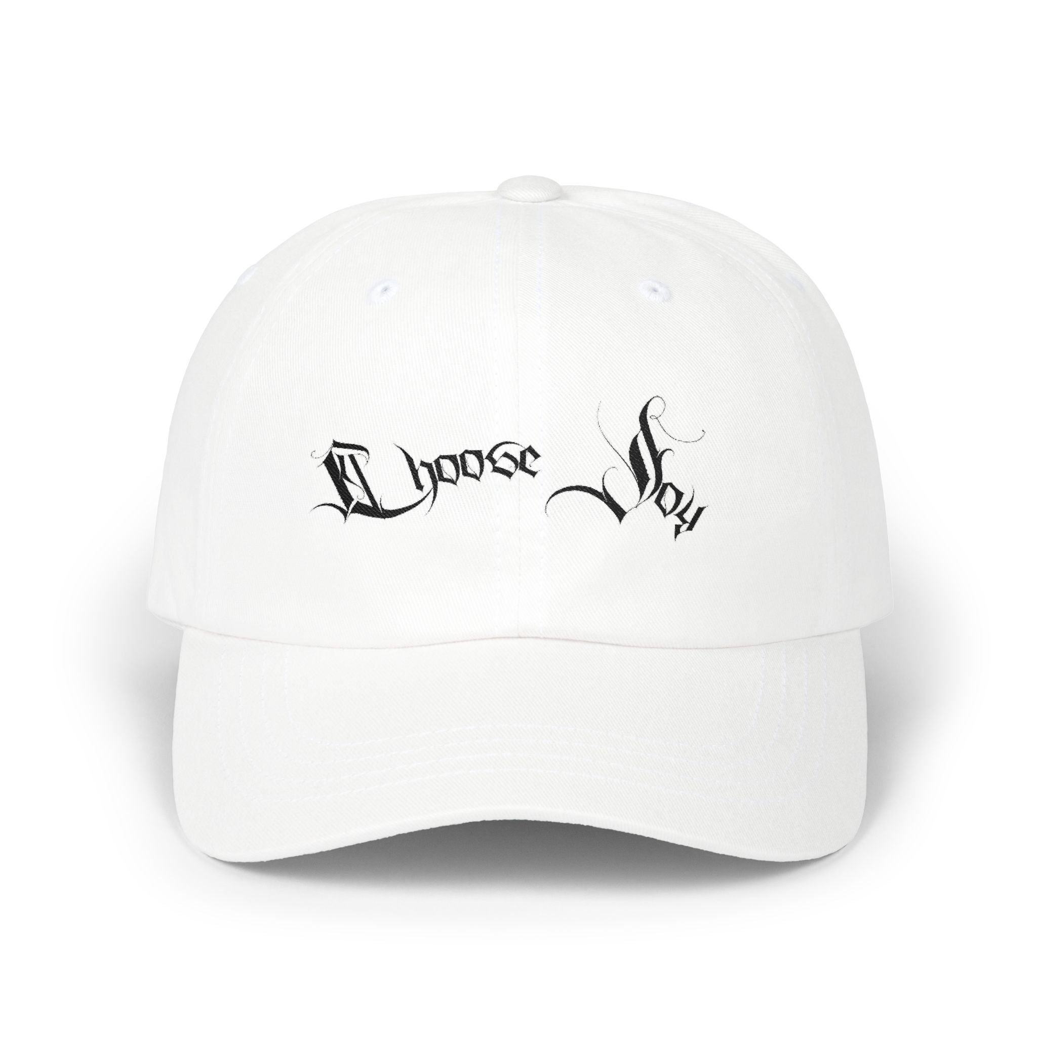 Ellioaey Choose Joy Black Text Dad Hat