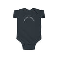 Hvita Believe In Yourself White Text Baby Onesie