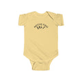 Hvita Positive Vibes Black Text Baby Onesie
