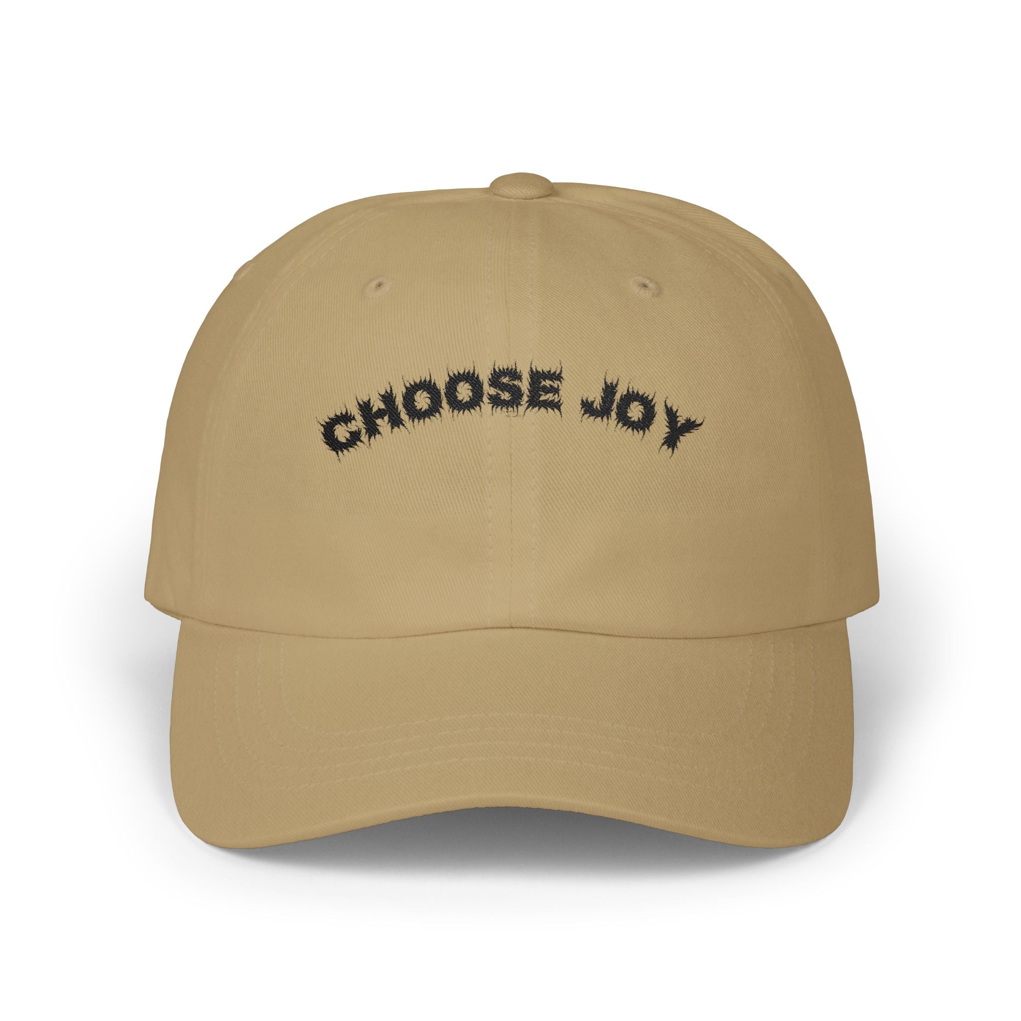 Bildsa Choose Joy Black Text Dad Hat
