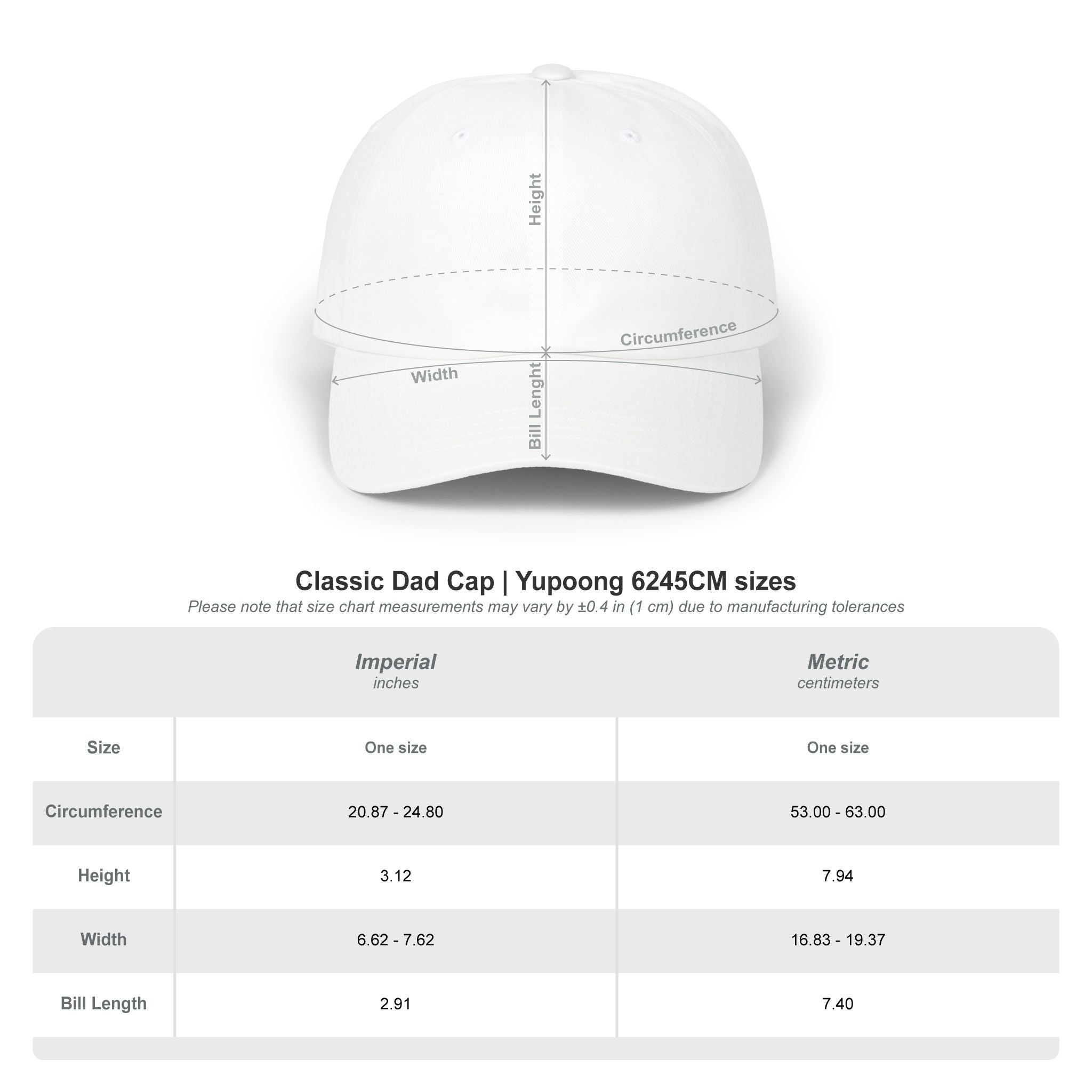 Lundr Positive Vibes White Text Dad Hat