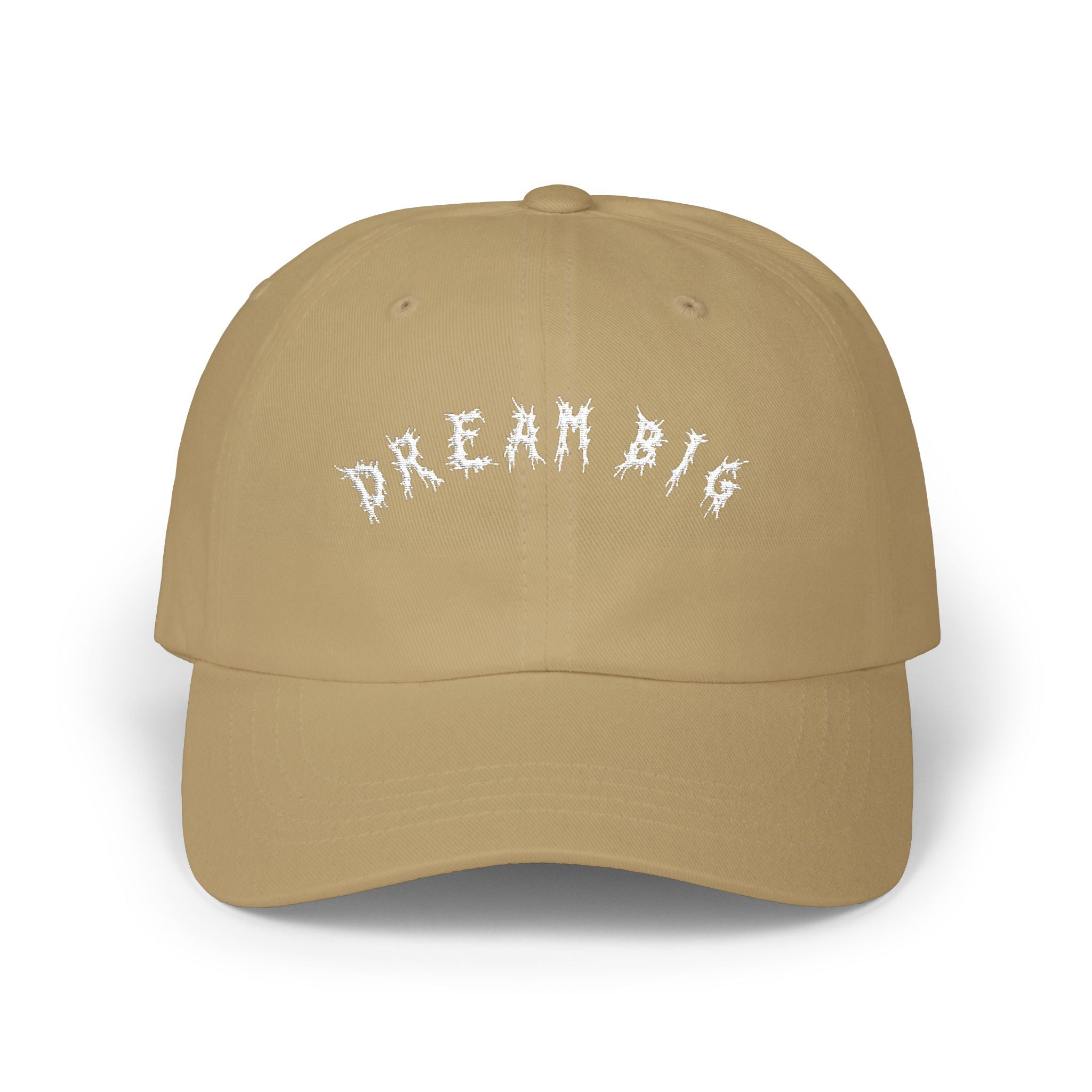 Hvita Dream Big White Text Dad Hat