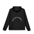Hvita Believe In Yourself White Text Windbreaker