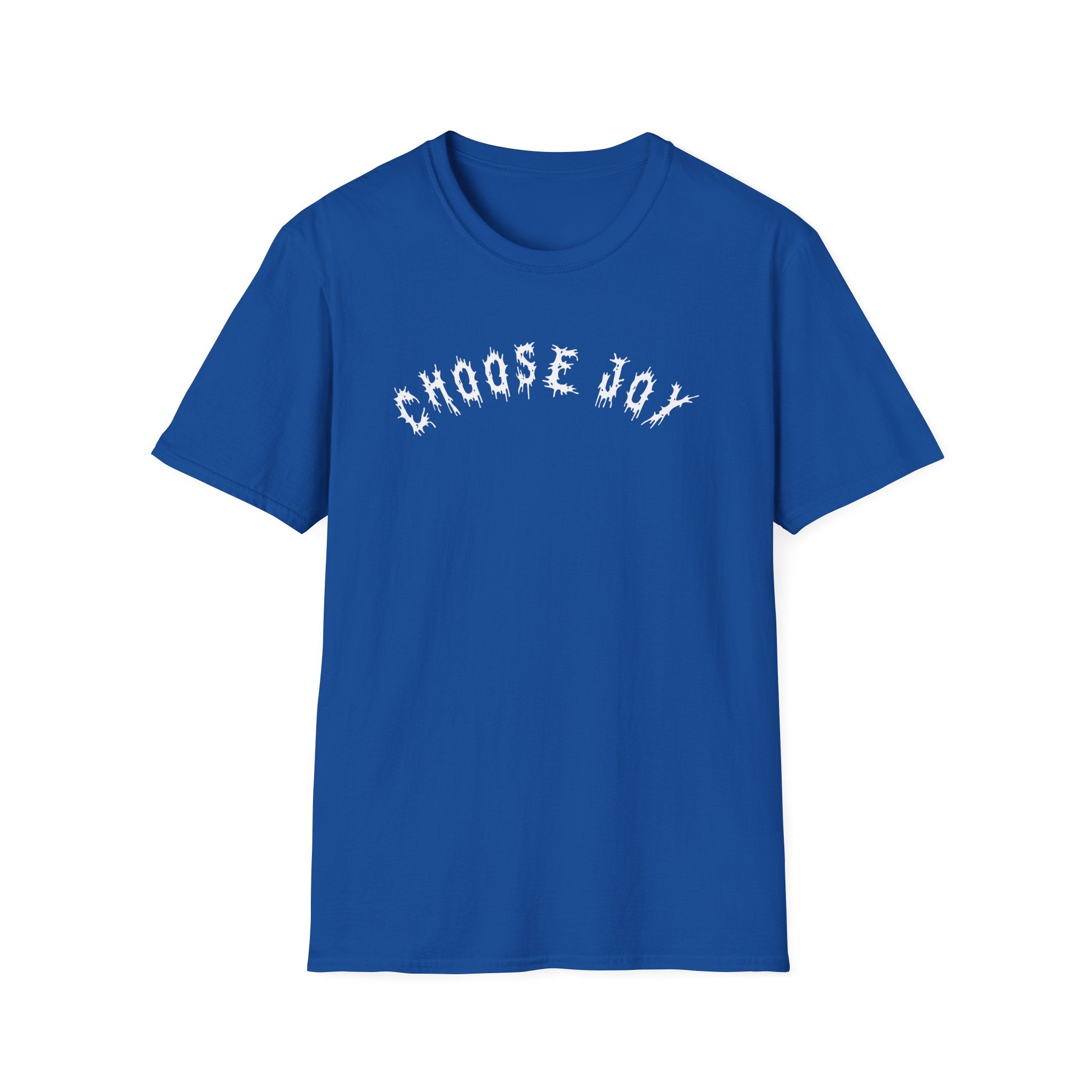 Hvita Choose Joy White Text Tee