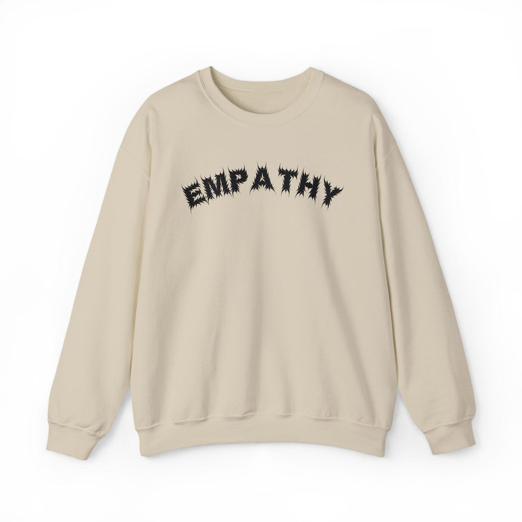 Bildsa Empathy Black Text Crewneck