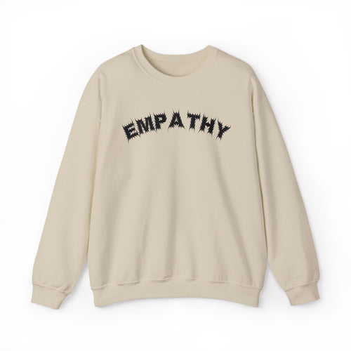 Bildsa Empathy Black Text Crewneck