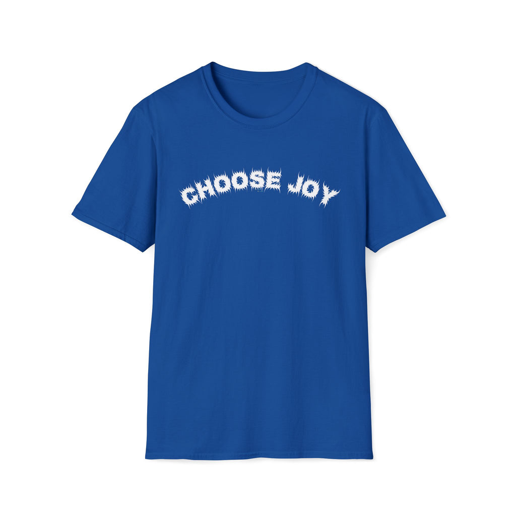 Bildsa Choose Joy White Text Tee