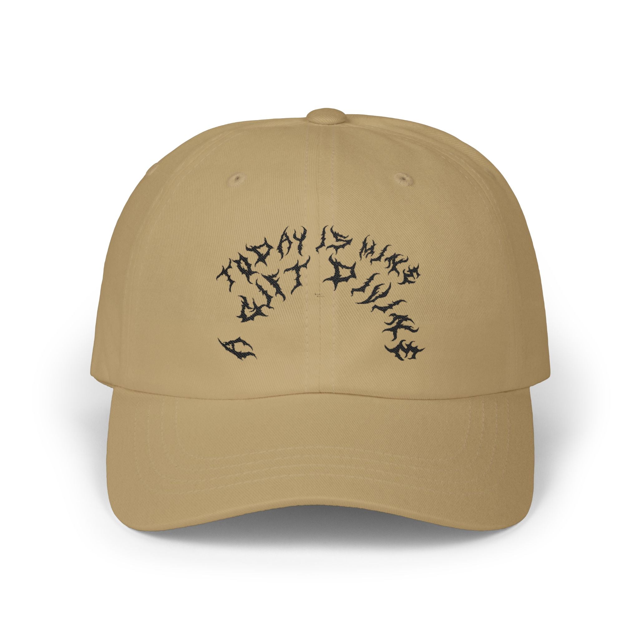 Lundr A Gift Divine Black Text Dad Hat