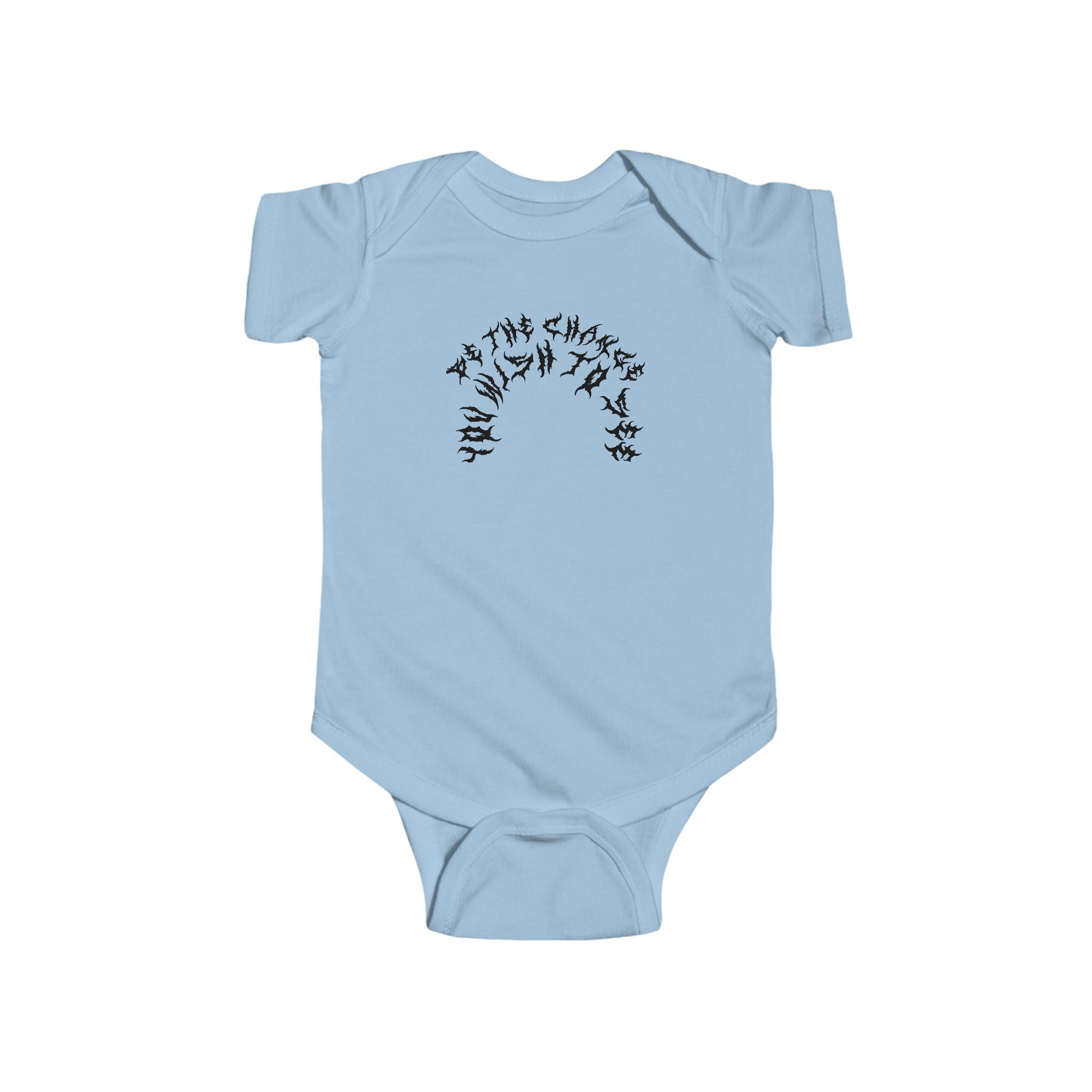 Lundr Be The Change Black Text Baby Onesie