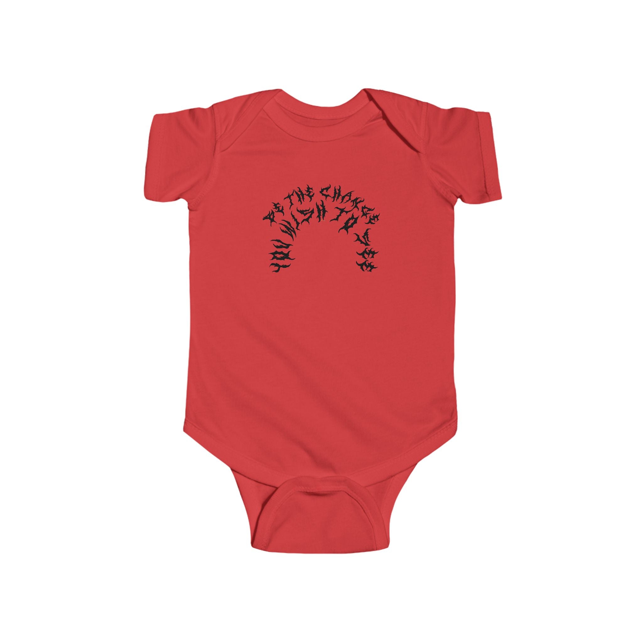 Lundr Be The Change Black Text Baby Onesie