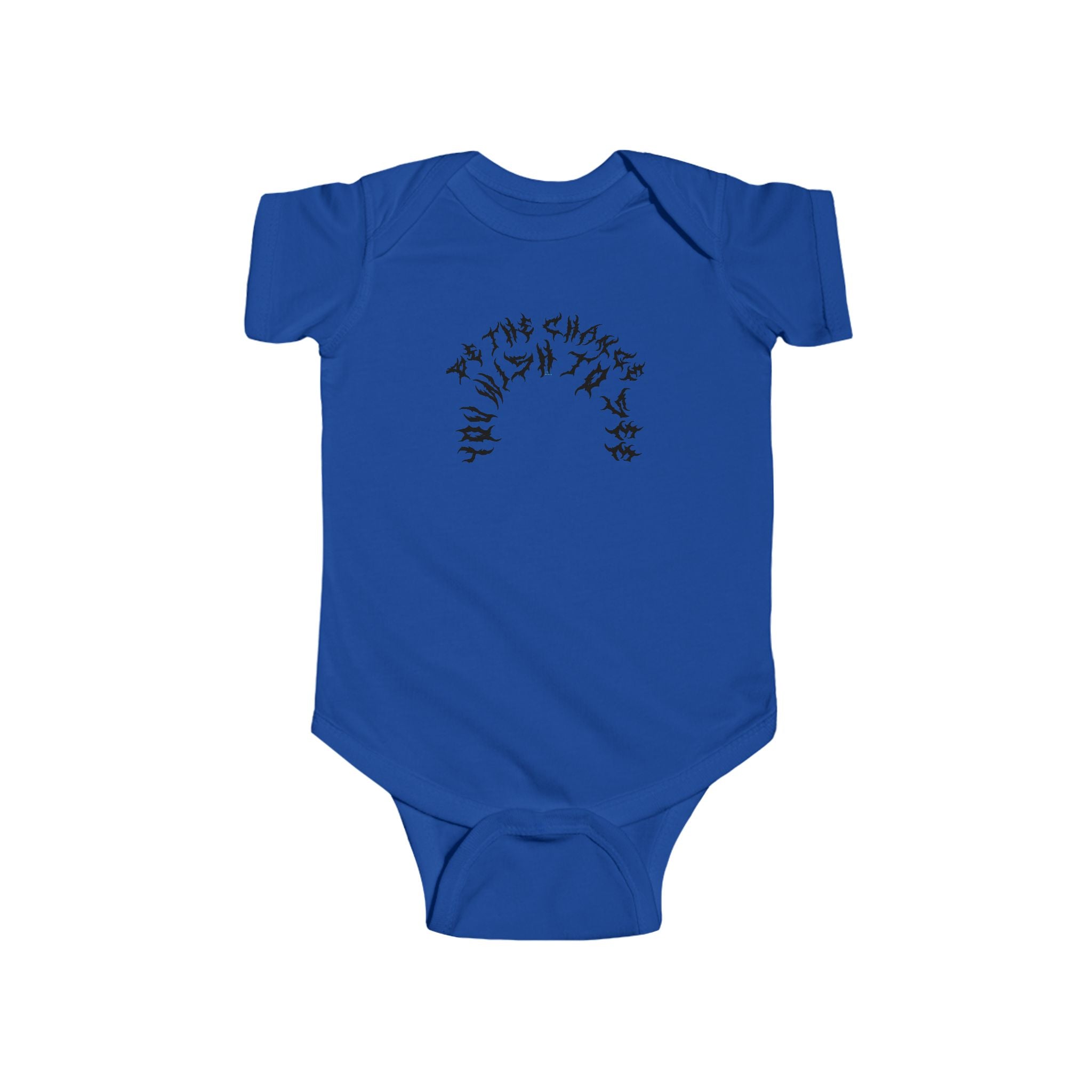 Lundr Be The Change Black Text Baby Onesie