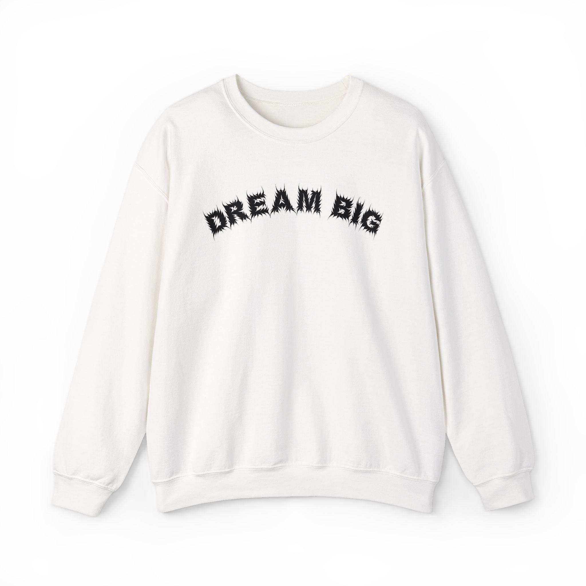 Bildsa Dream Big Black Text Crewneck
