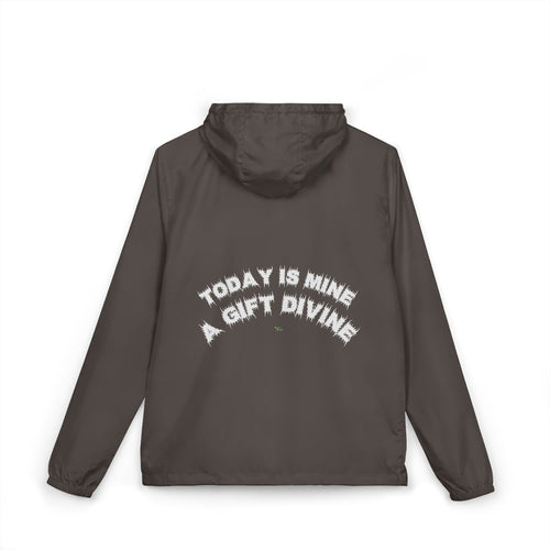 Bildsa A Gift Divine White Text Windbreaker