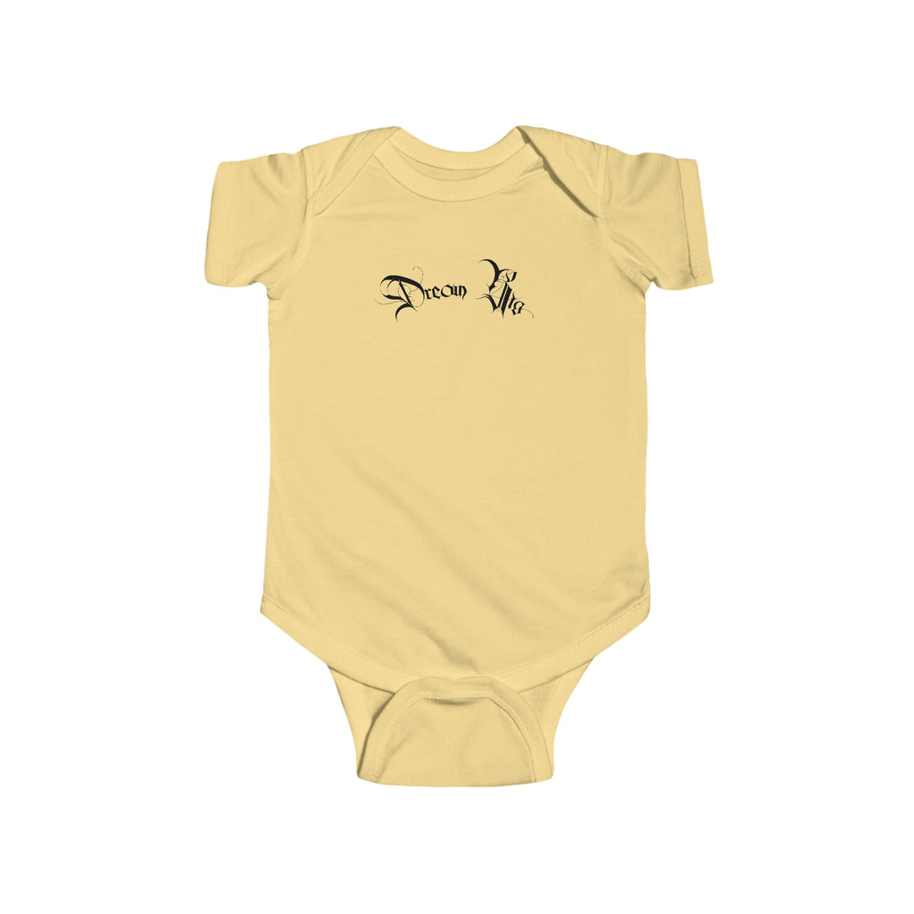 Ellioaey Dream Big Black Text Baby Onesie