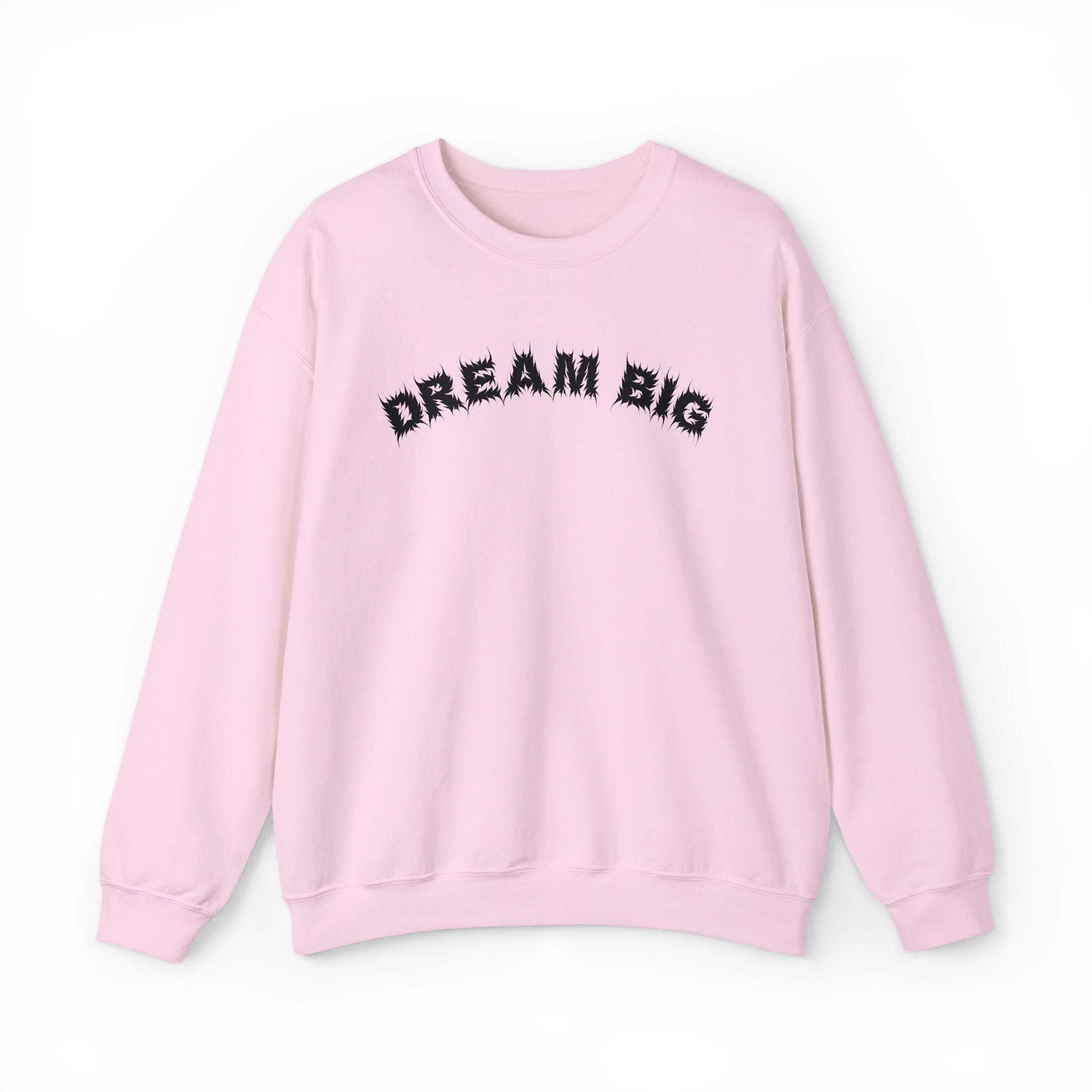 Bildsa Dream Big Black Text Crewneck