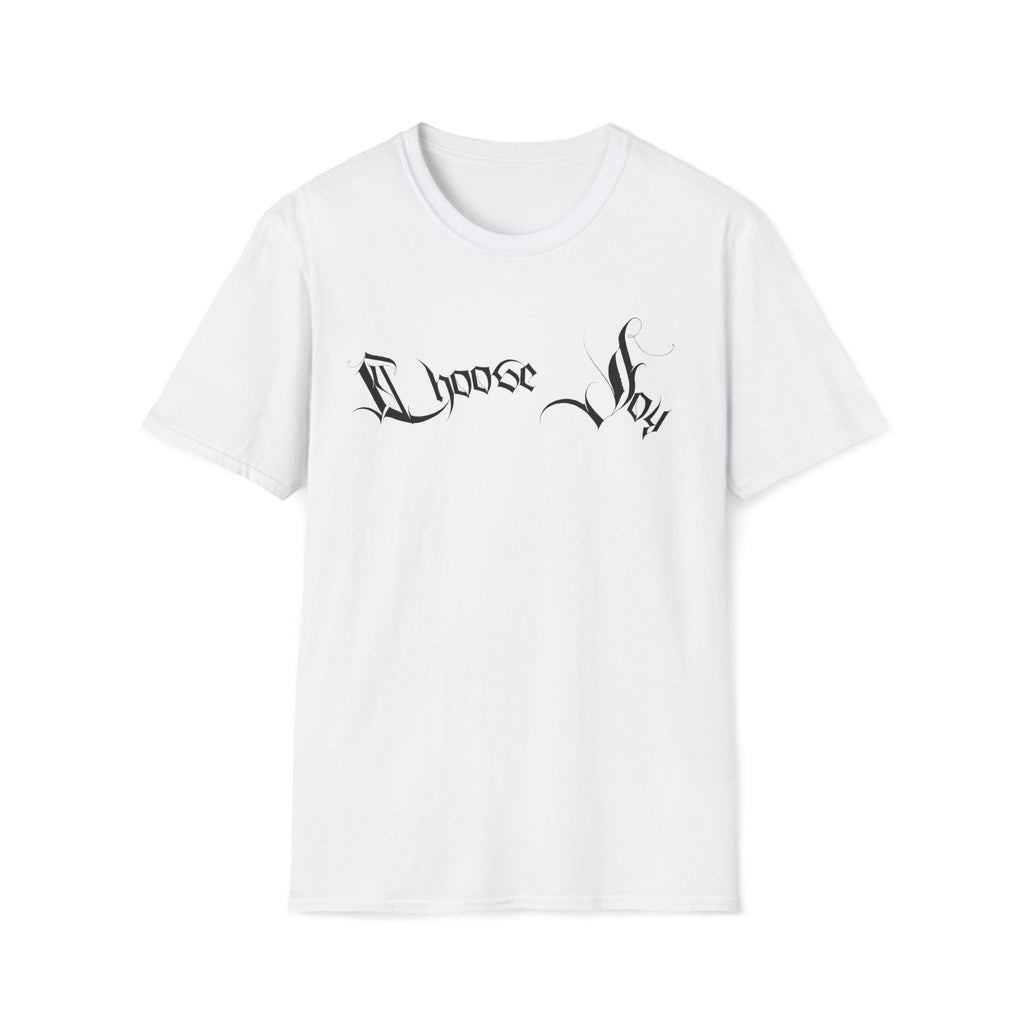 Ellioaey Choose Joy Black Text Tee
