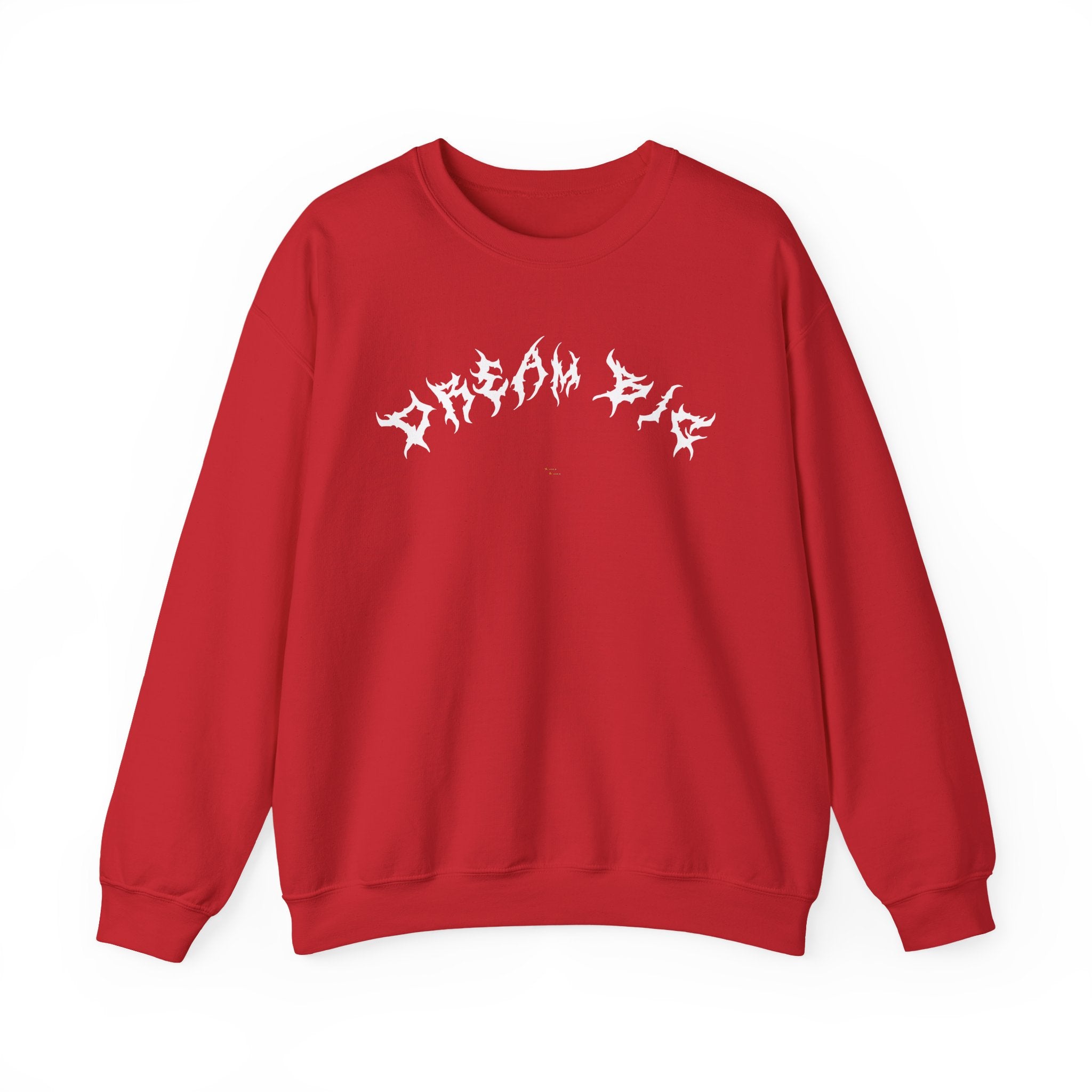 Lundr Dream Big White Text Crewneck
