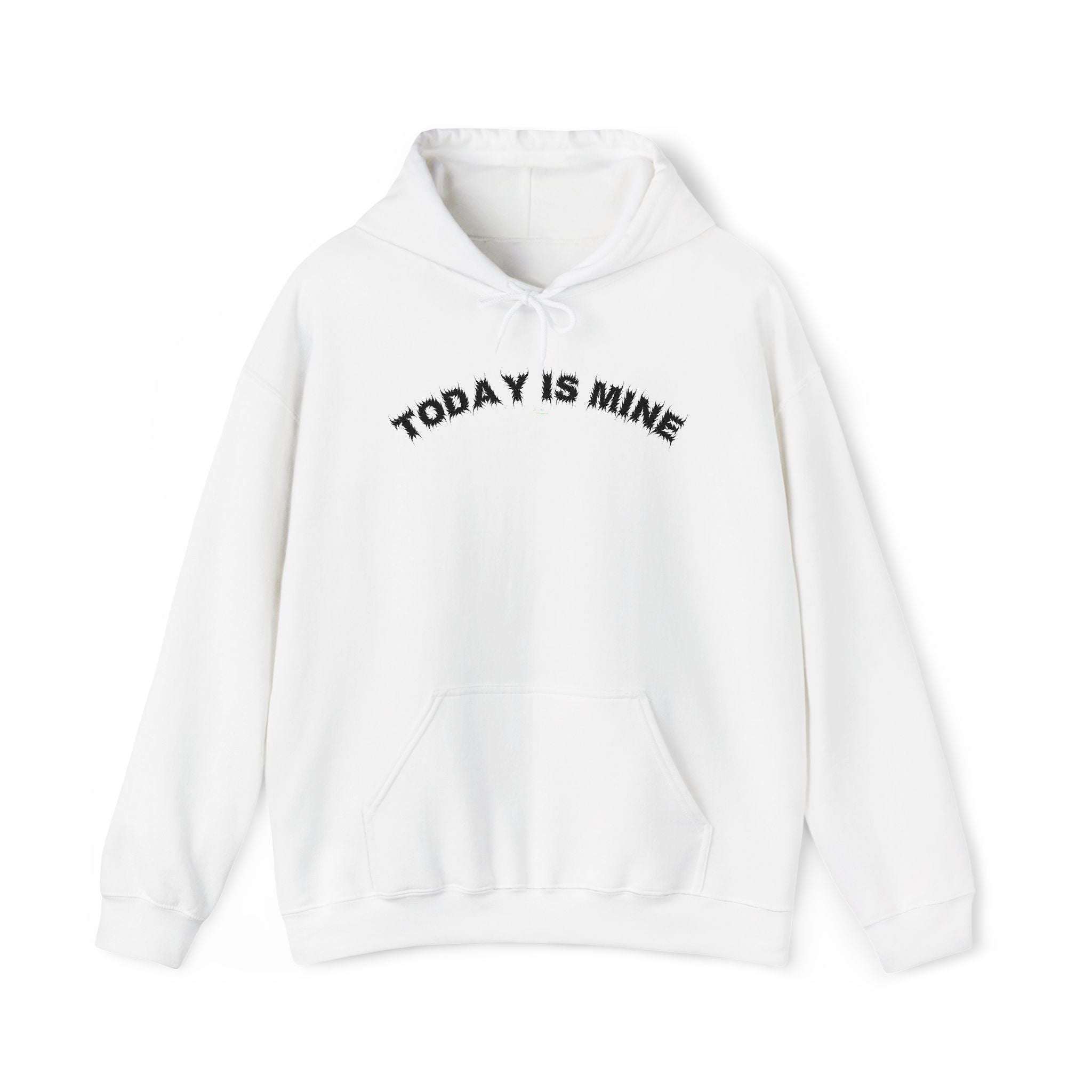 Bildsa Today Is Mine Black Text Hoodie
